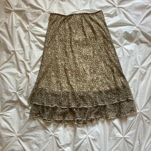 Y2k floral skirt